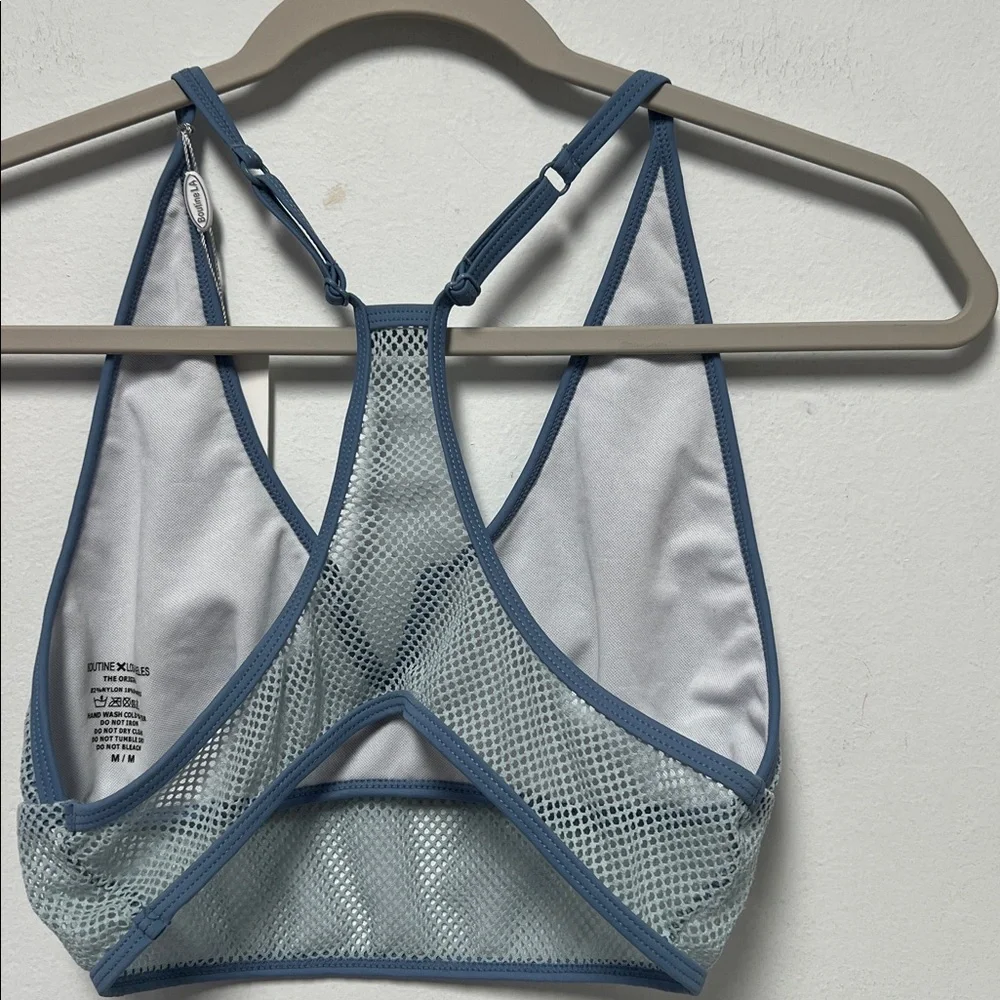 Boutine Los Angeles pacific  top in slate Blue Mesh NWT size M
